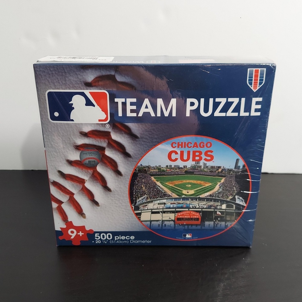 Chicago Cubs Team Puzzle 500 Piece Circular One Size MLB Baseball‎ WinCraft